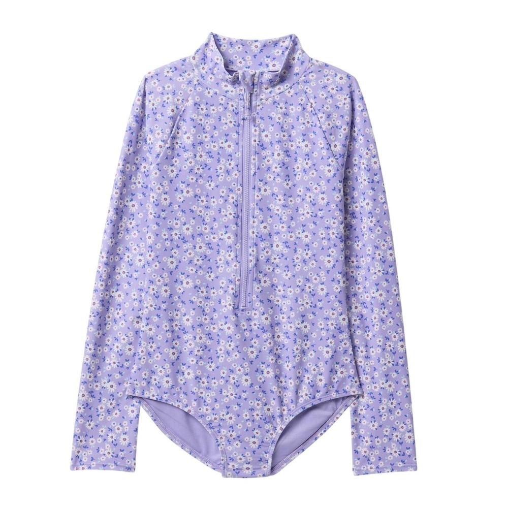 Gap Kids Rash Guard Swim‎ One-Piece Warm Violet XS